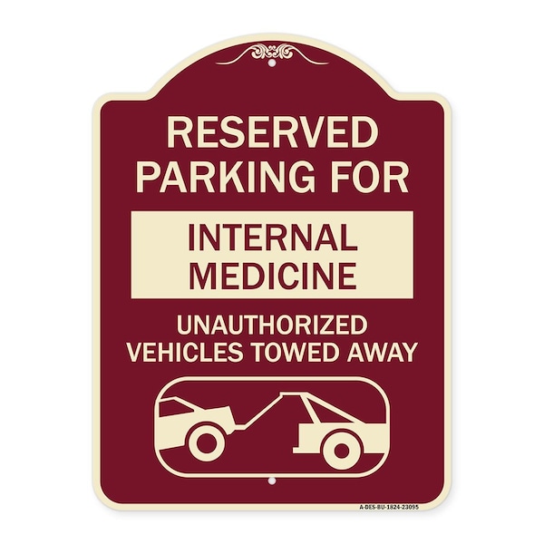 Reserved Parking for Internal Medicine Unauthorized Vehicles Towed Away, A-DES-BU-1824-23095
